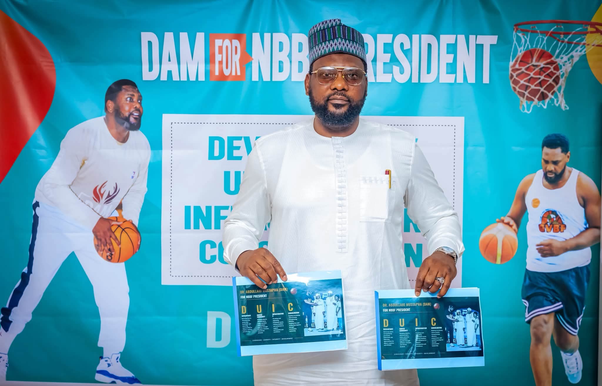 NBBF Presidency: Mustapha Unveils Agenda for Unity, Growth and Sustainable Basketball Development