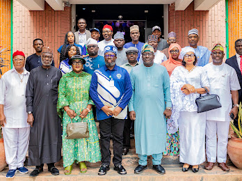 TSG Leadership Meets RMRDC DG, Pledges Support For Tinubu’s Industrialization Agenda