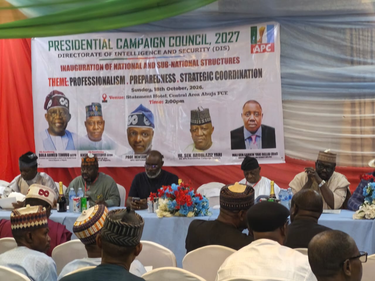 2027: APC-PCC inaugurates Directorate of Intelligence and Security for 2027 nationwide Campaign